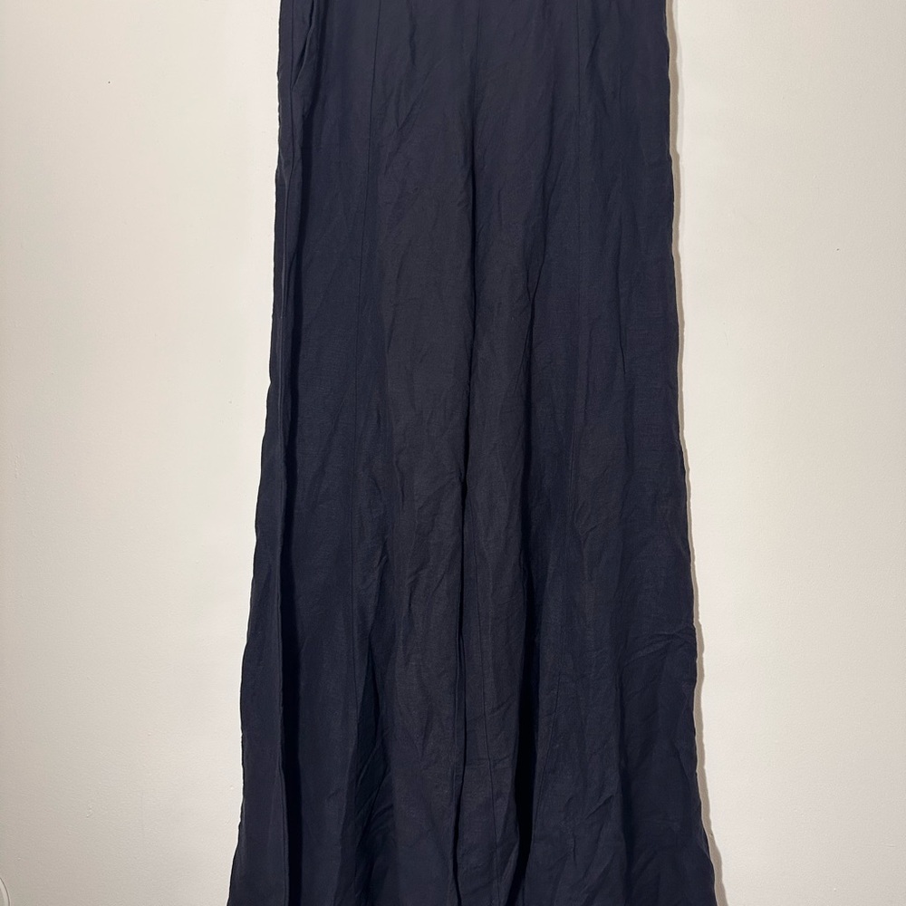 Anthropologie Palazzo Linen pants black size 10 Tall NWT - Picture 13 of 14